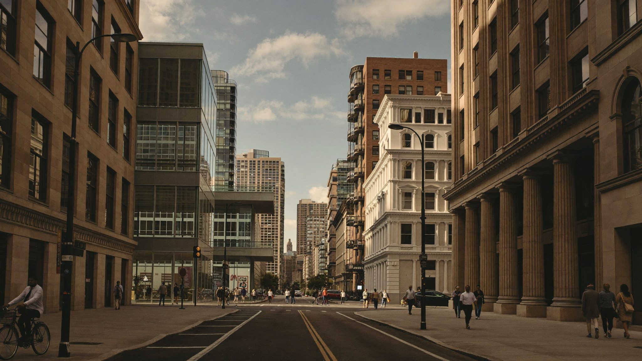 Cape Town business district street near the Wealth Pathway Consulting office